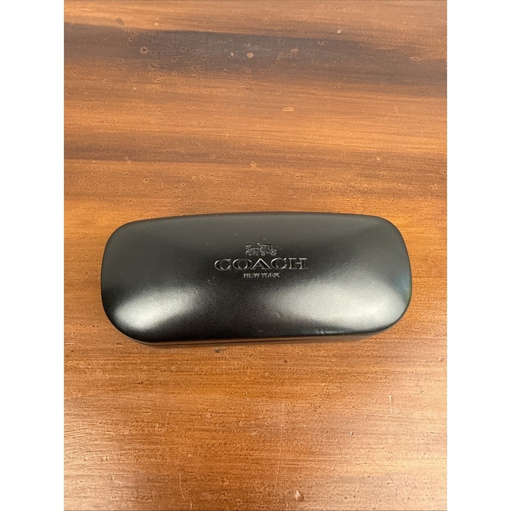 Authentic Coach Black Sunglasses‎ Hard Case w/ Sealed Cleaning Cloth